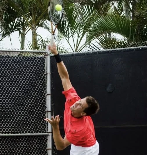 Competitive tennis serve
